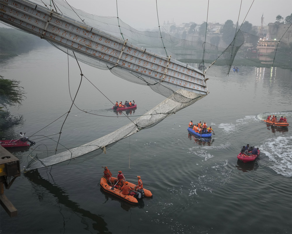 Biden, Harris lead US in mourning loss of lives in Gujarat bridge collapse