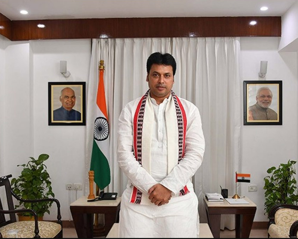 BJP names Biplab Kumar Deb its Rajya Sabha candidate from Tripura