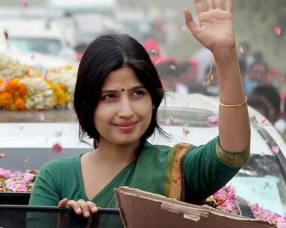 Dimple Yadav leads in Mainpuri LS bypoll