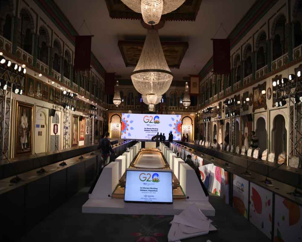 G20 Sherpas meeting in Udaipur to discuss tech transformation, green