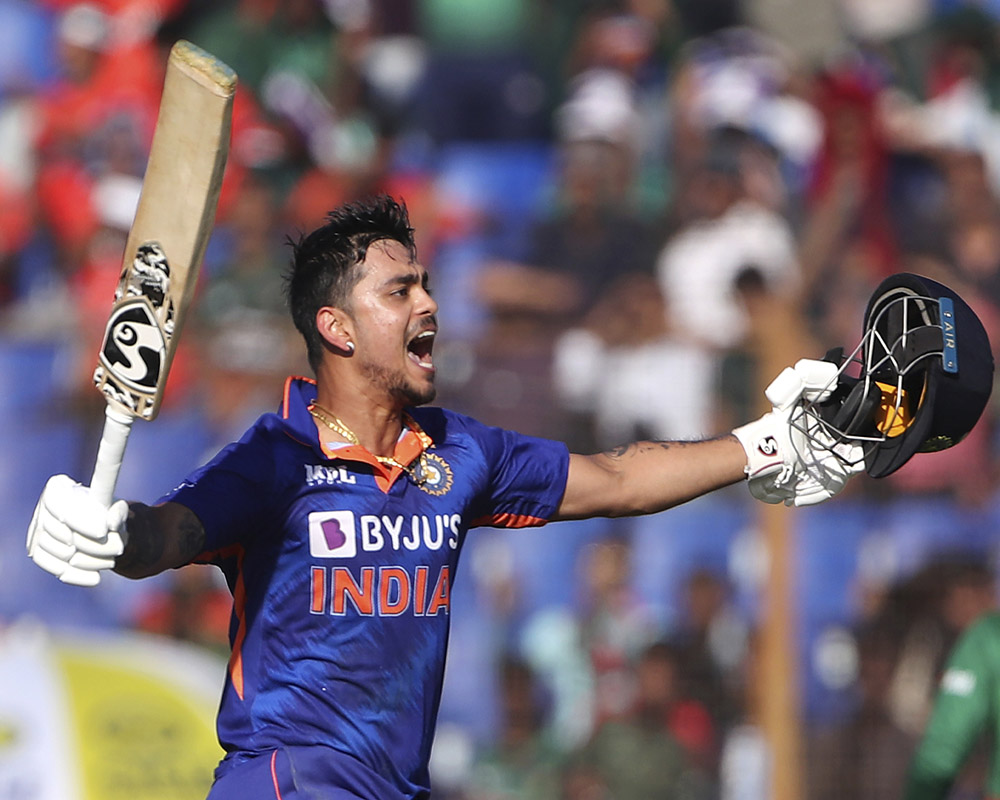 Ishan Kishan blasts fastest ODI double century, takes India to mammoth 409/8 against Bangladesh