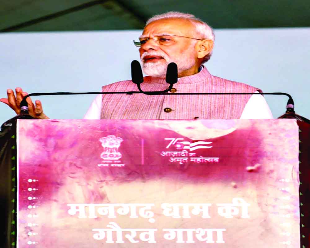 Mangarh carnage symbol of tribal martyrs’ bravery, tapasya, says PM