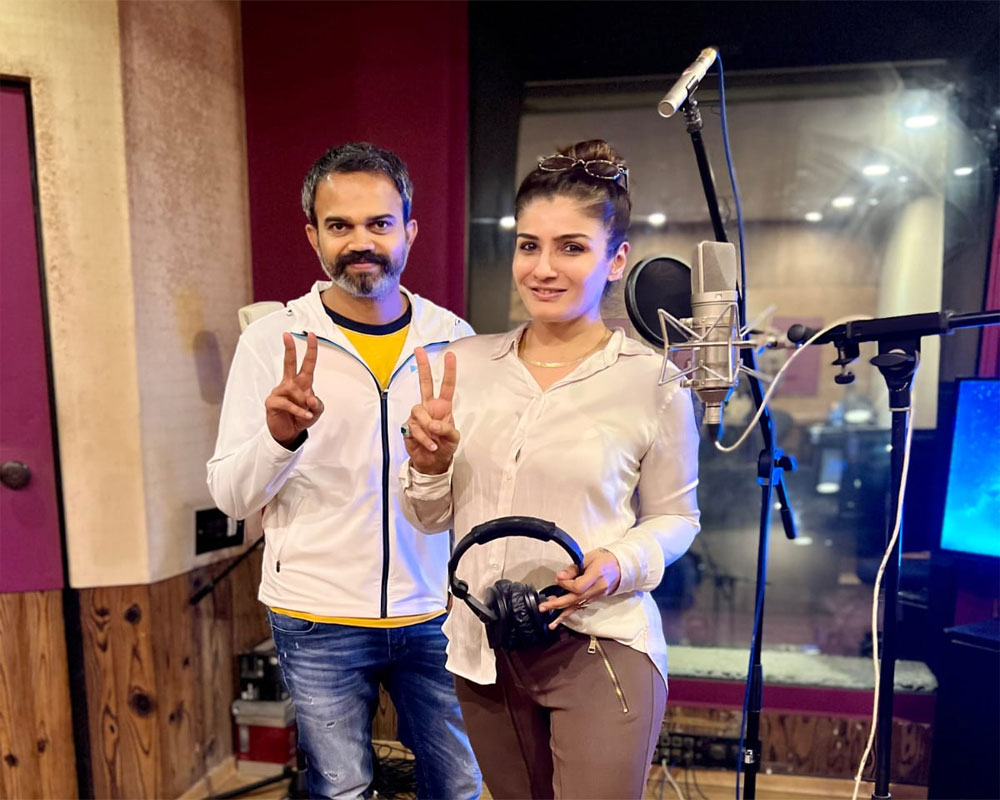 Raveena Tandon finishes dubbing for 'KGF: Chapter 2'