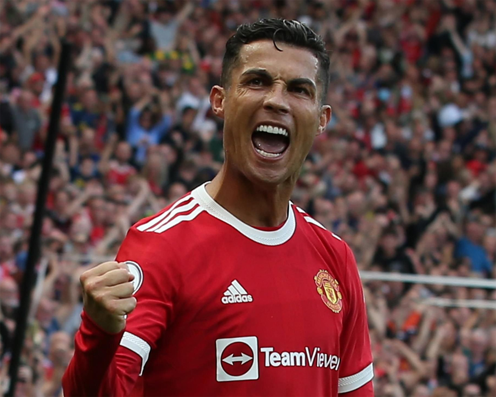 Ronaldo is ''happy to be back'' playing for Man United