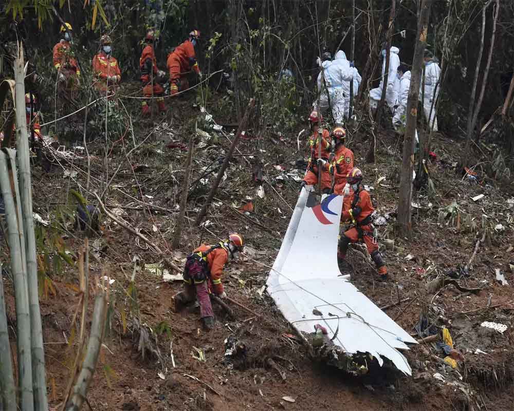 Search finds 49,000 pieces of plane in China Eastern crash