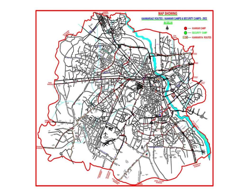 Security, traffic arrangements in place for upcoming 'Kanwar Yatra': Delhi Police