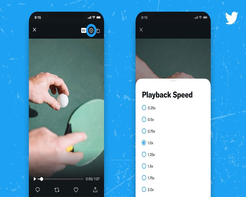 Speed up or slow down video playbacks on Twitter soon