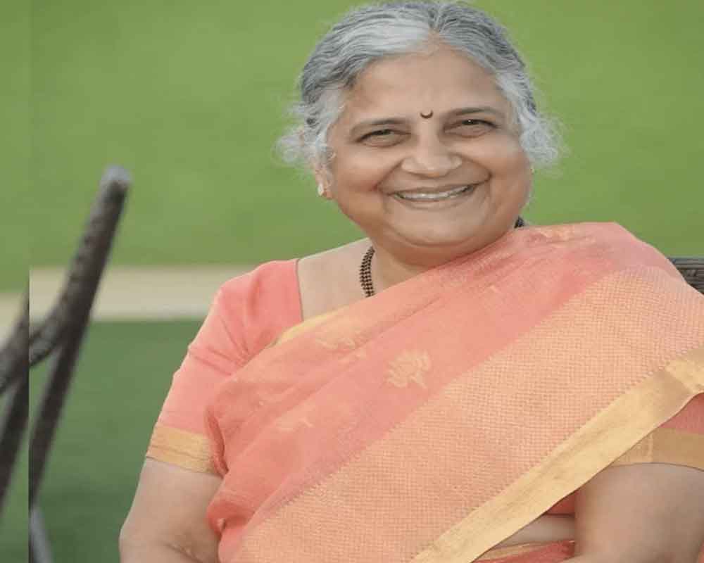 Sudha Murthy prays for son-in-law Rishi Sunak at Sindhudurg temple