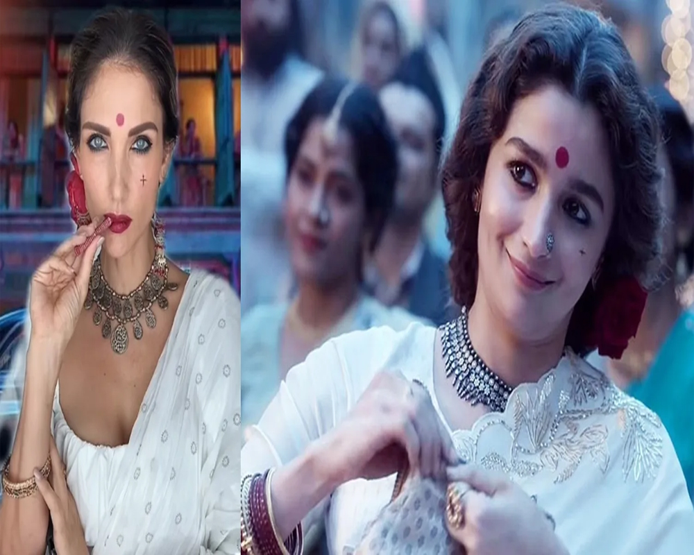 Thai actress Cindy Bishop recreates Alia's 'Gangubai Kathiawadi' look