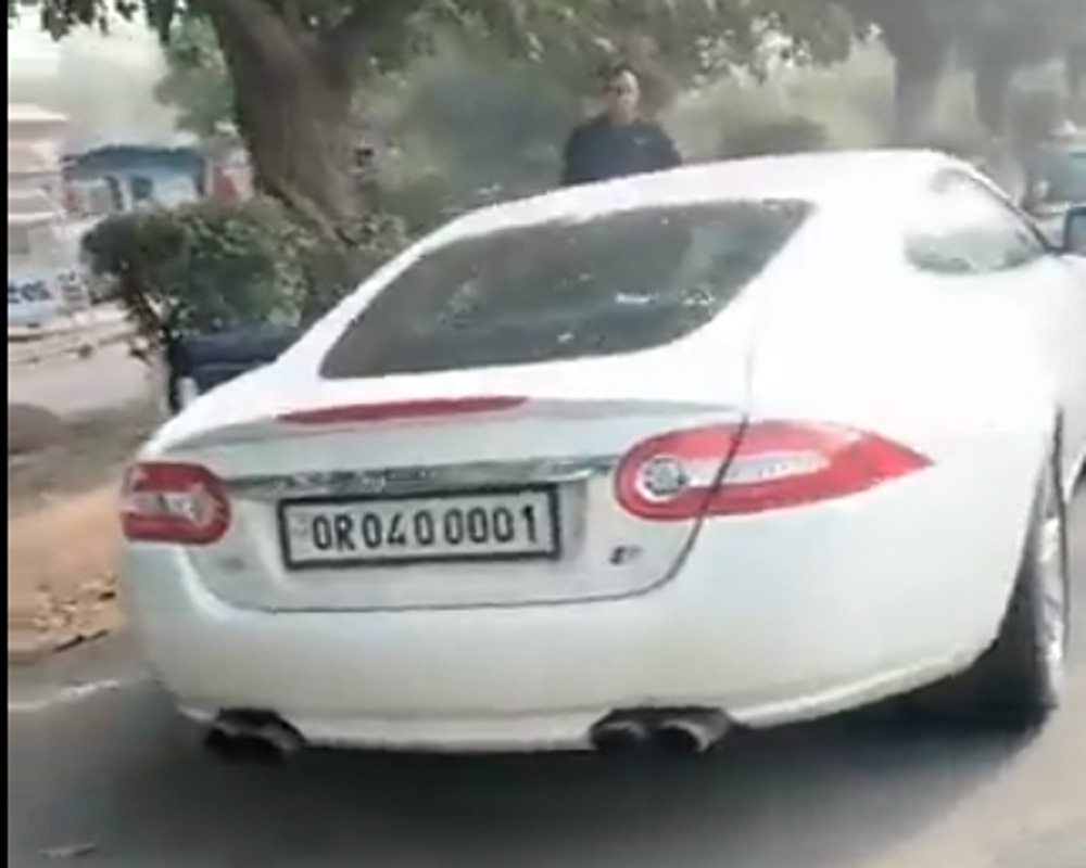 Woman dies as speeding Jaguar hits her scooter in Noida, driver booked for murder