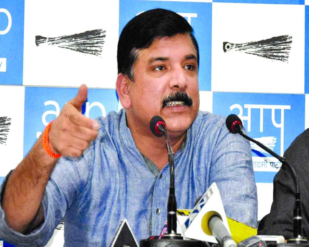 AAP MP Sanjay Singh sentenced to 3-month jail