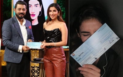 Actress Parul Gulati goes home with Rs 1 cr cheque from 'Shark Tank India 2'