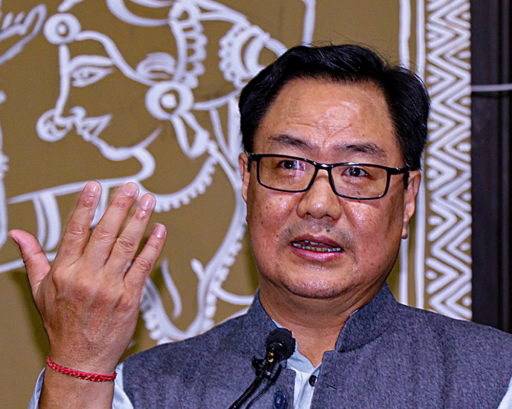 Adani issue being raked up to 'brighten' Rahul Gandhi's political career, says Rijiju