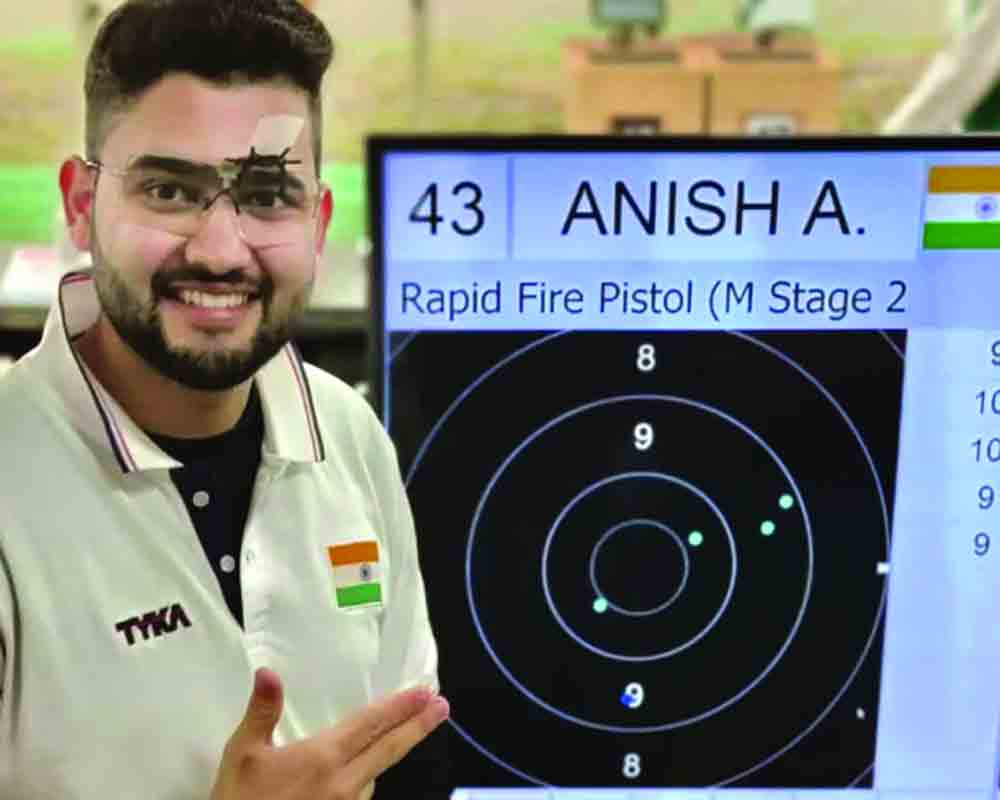 Anish wins Asian shooting bronze,  bags India's 12th Paris Olympics berth