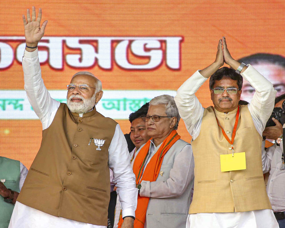 BJP left no stone unturned to develop Tripura: PM Modi in Tripura