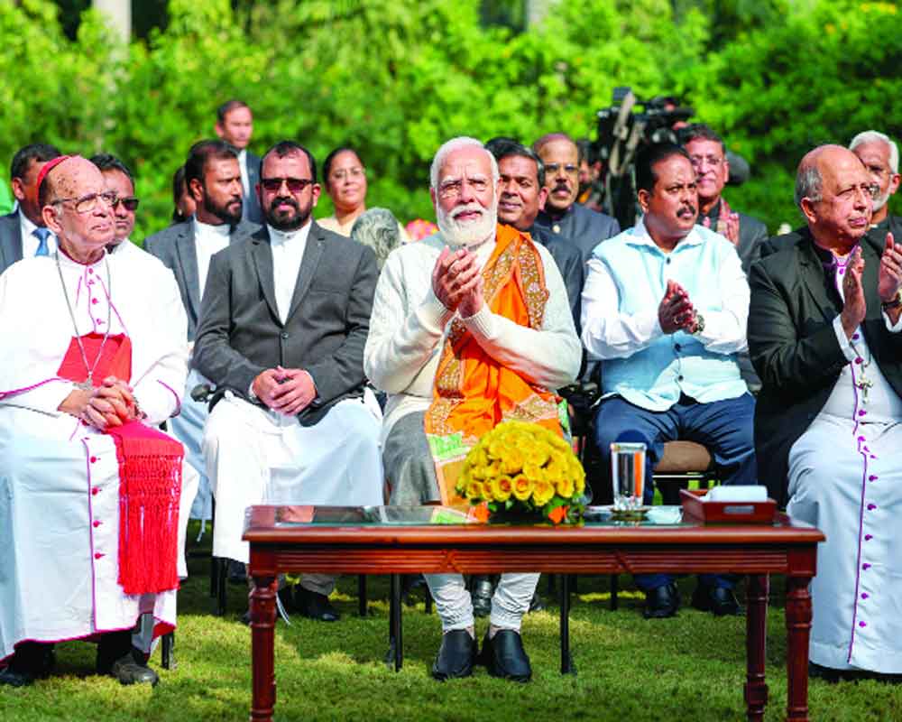 Christ life guiding light for us: Modi