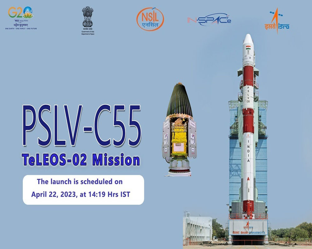 Countdown for the PSLV-C55/TeLEOS-2 mission begins