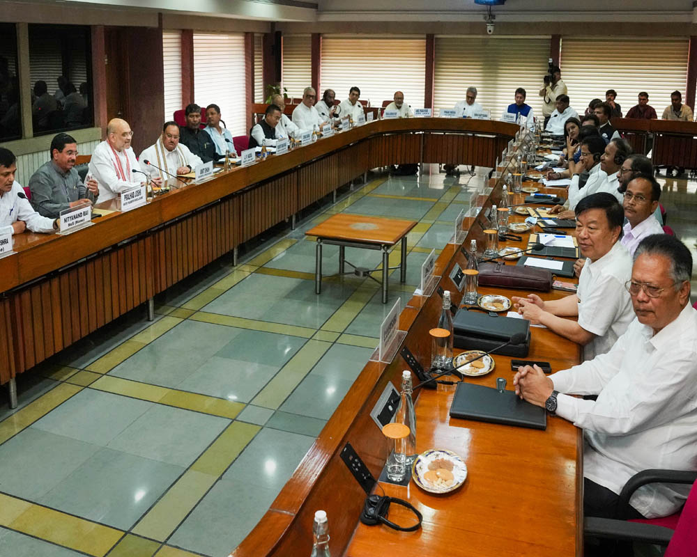 Govt holds all-party meet on Manipur