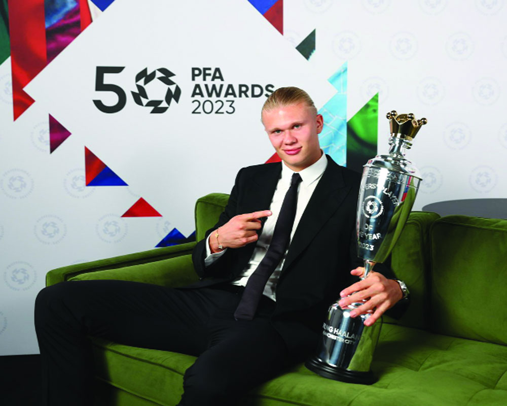 Haaland wins PFA Player of the Year award