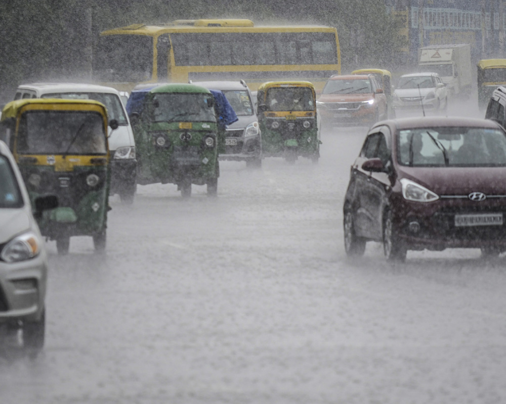 Heavy rainfall in Rajasthan due to Cyclone Biparjoy