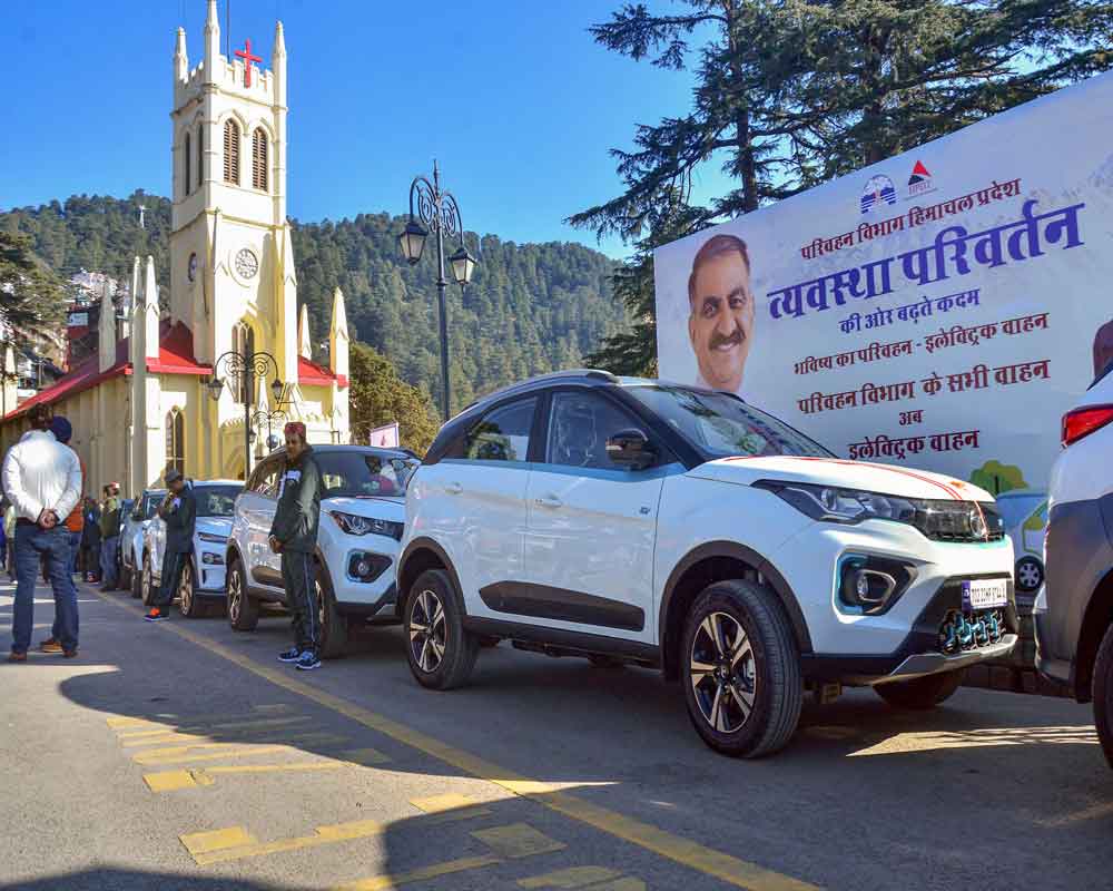 HP transport dept switches to electric vehicles