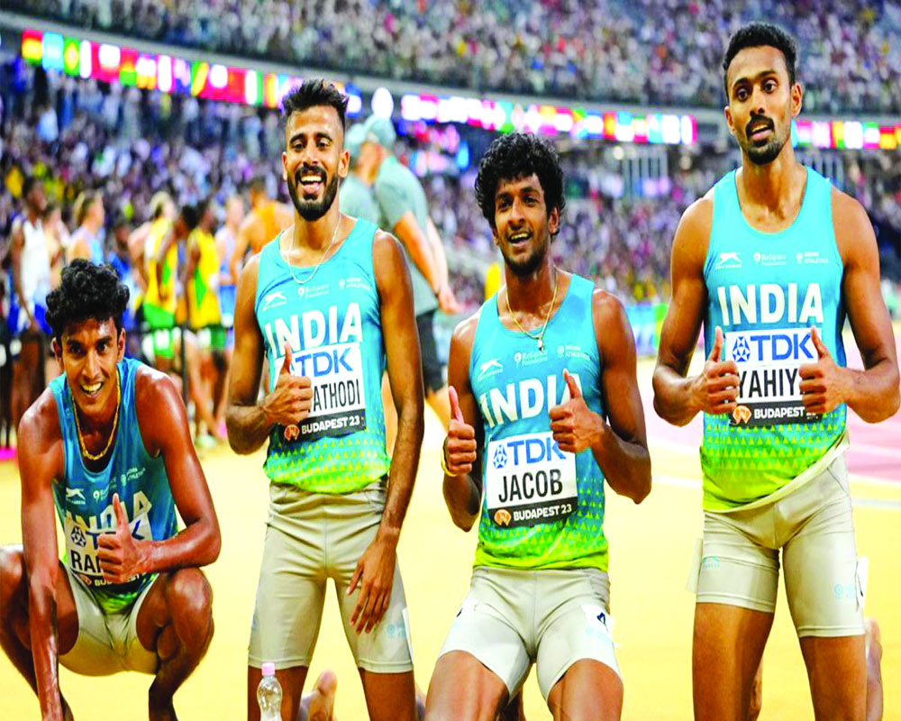 India scripts history at relay, enters World Championship final