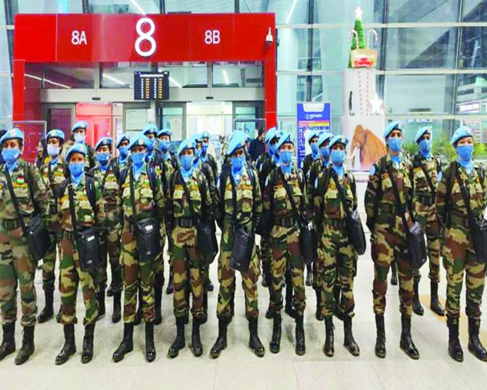 India sends allwomen team for UN peacekeeping missions in Sudan