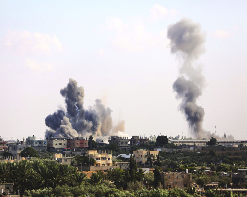 ISRAEL POUNDS GAZA