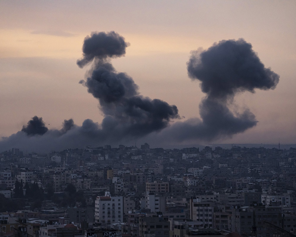 Israel strikes downtown Gaza City and mobilises 300,000 reservists as war enters fourth day