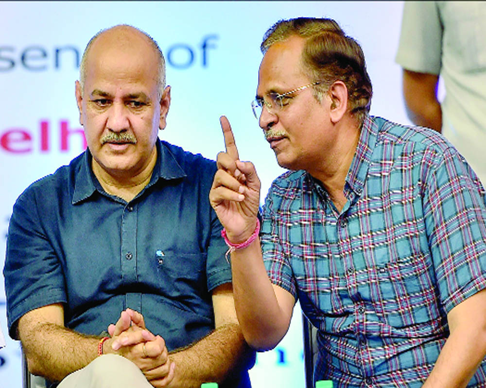 Jailed Sisodia, Jain quit Delhi Cabinet