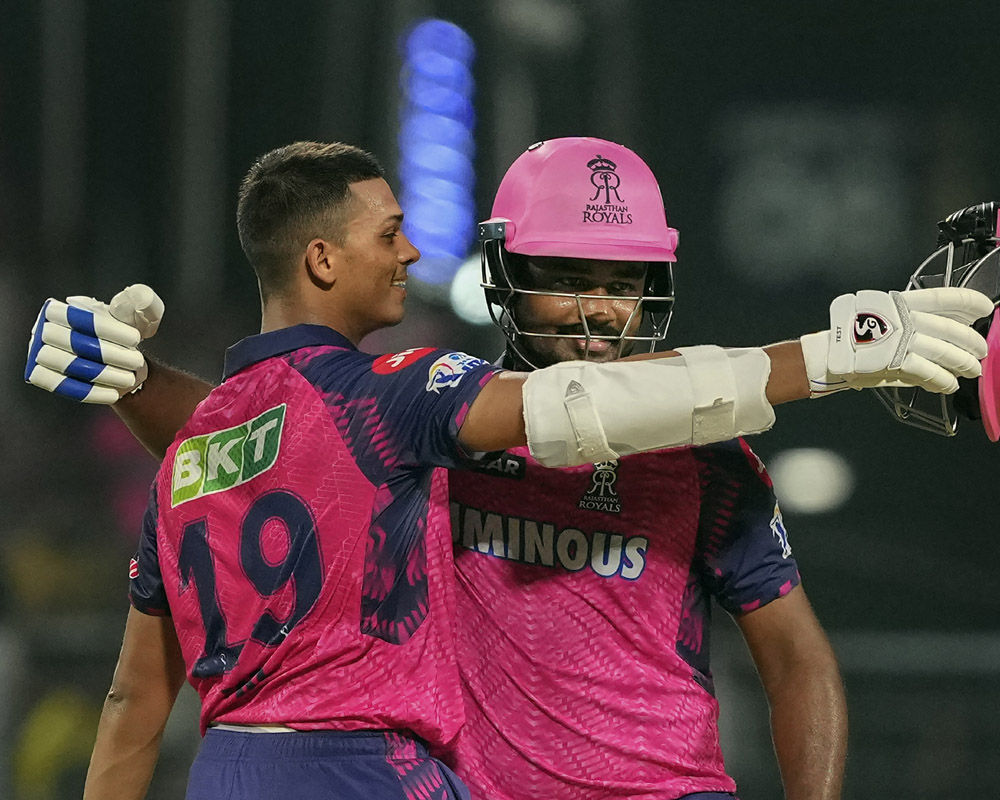 Jaiswal slams fastest fifty in IPL history as Royals demolish KKR