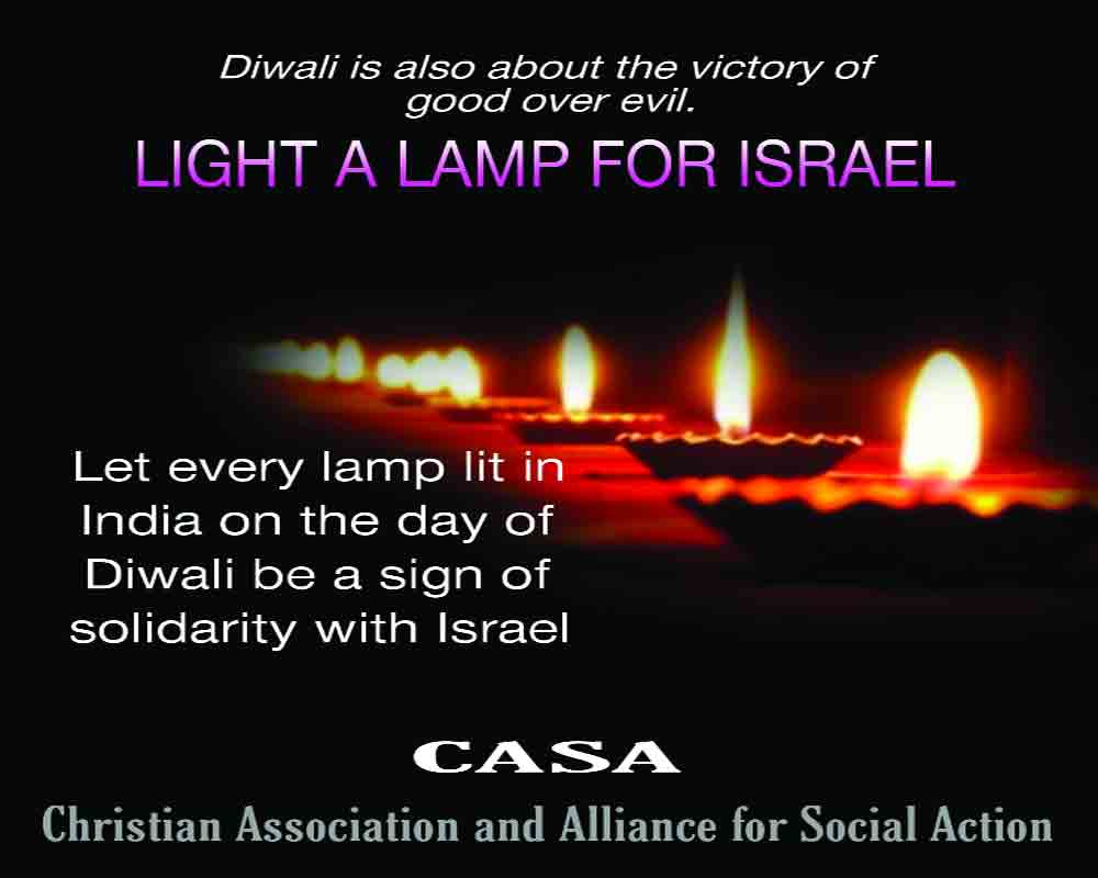 Kerala Christians Light A Lamp for Israel