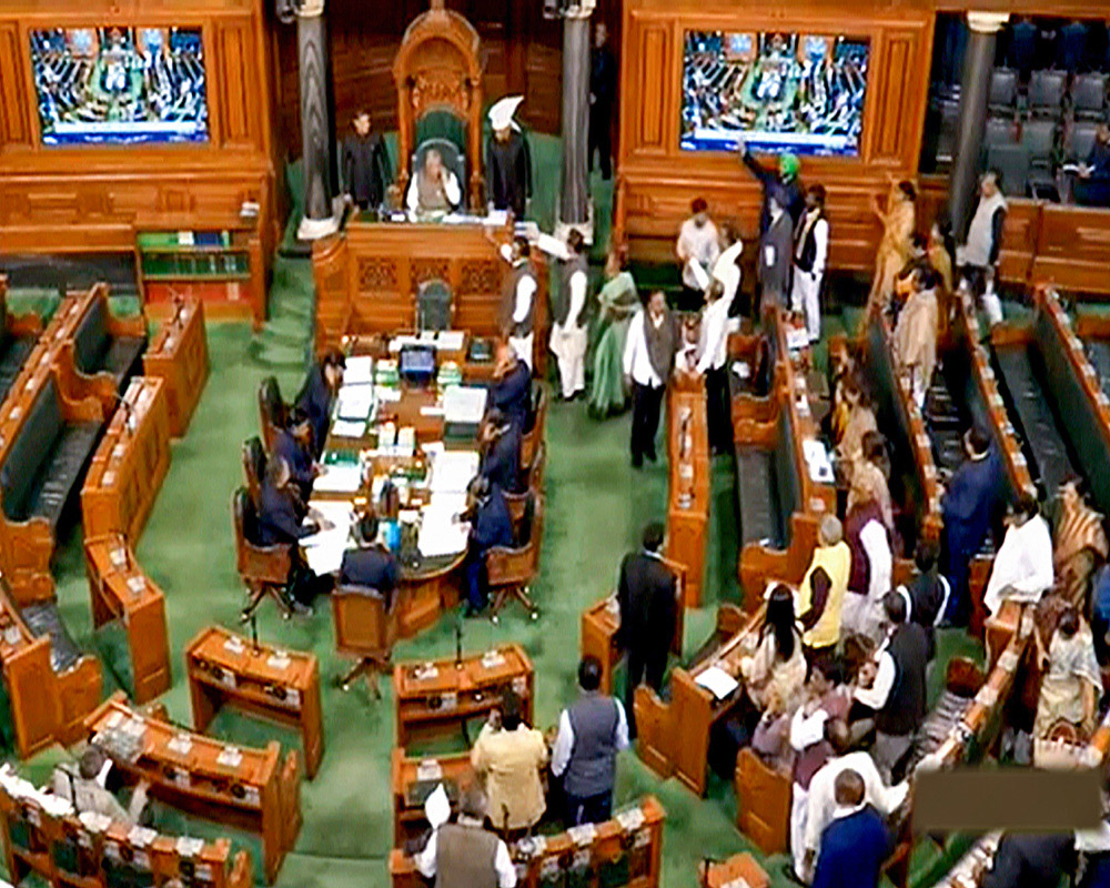 Lok Sabha adjourned till 2 pm amid sloganeering over Rahul Gandhi's 'democracy under attack' remarks