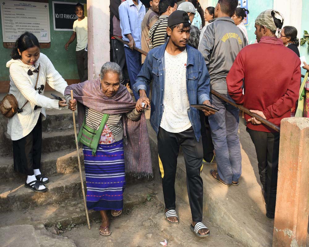 Meghalaya elections: Voter turnout at nearly 64 pc till 3 pm