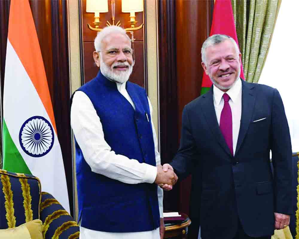 Modi speaks to Jordan