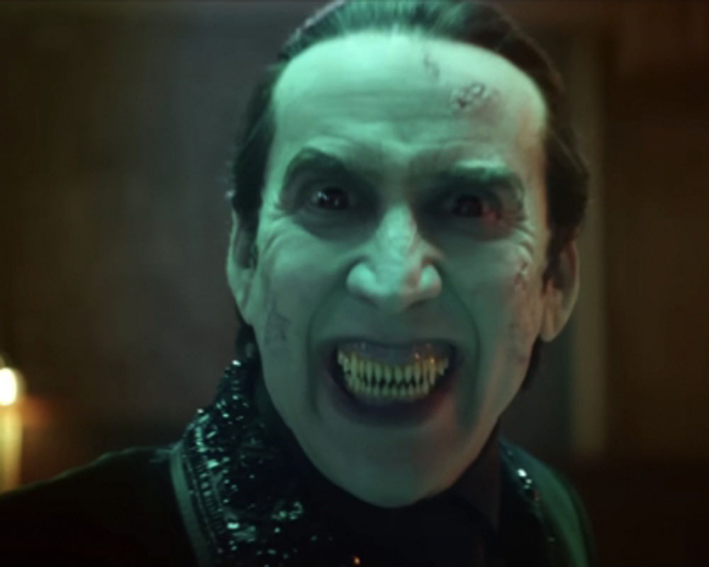 Nicolas Cage drank his own blood during the shoot of 'Renfield'