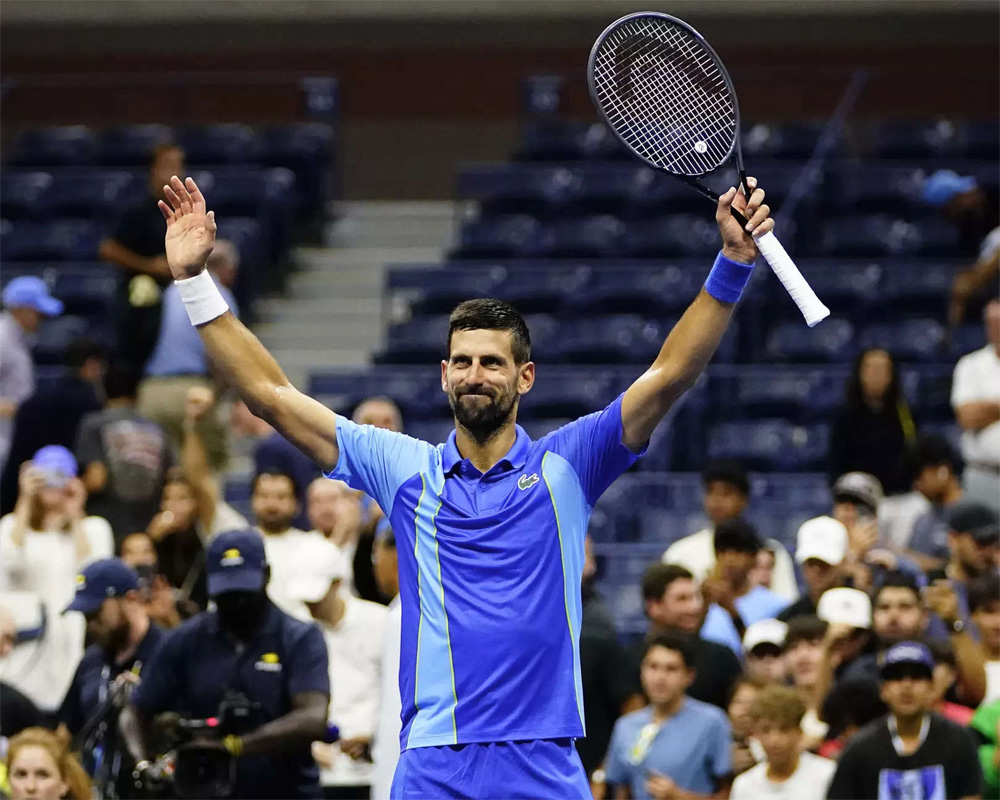 Novak Djokovic wins in his return to the US Open to ensure he will regain the No. 1 ranking