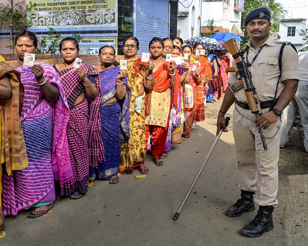 Bengal panchayat elections: Repolling underway in 696 booths, no major incident reported