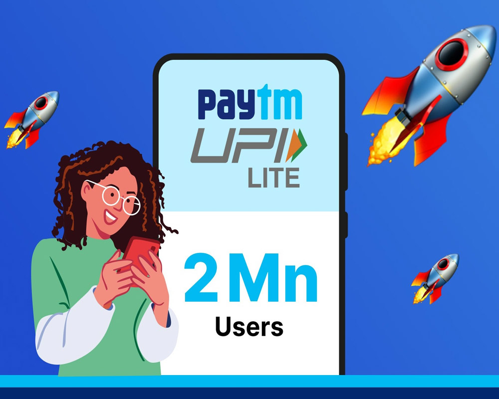 Paytm UPI LITE crosses 2 mn users with over half a million daily transactions