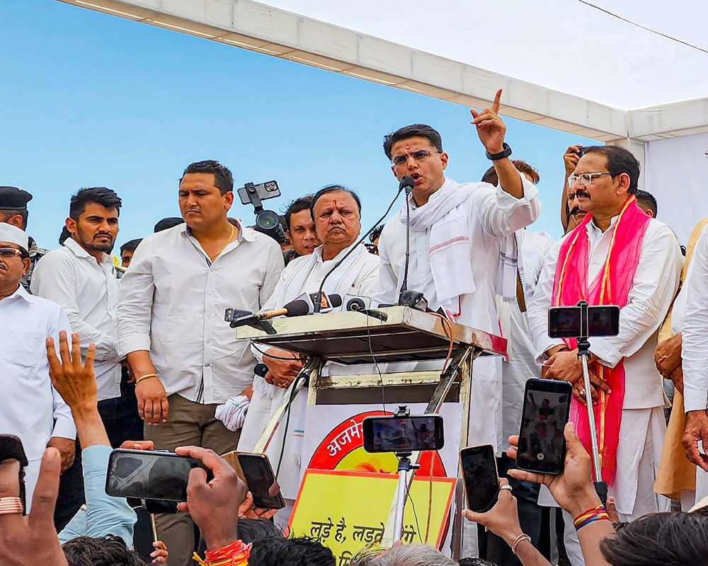 Pilot begins his 'Jan Sangharsh Yatra' from Ajmer