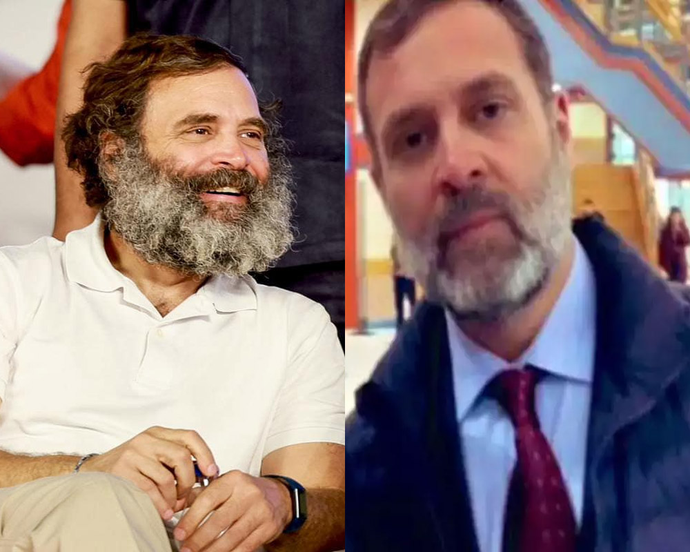 Rahul gandhi deals new look