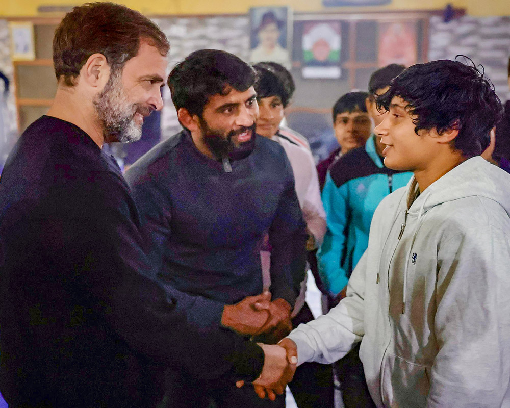 Rahul Gandhi meets Bajrang amid row over Brij Bushan loyalist Sanjay Singh's election as WFI chief