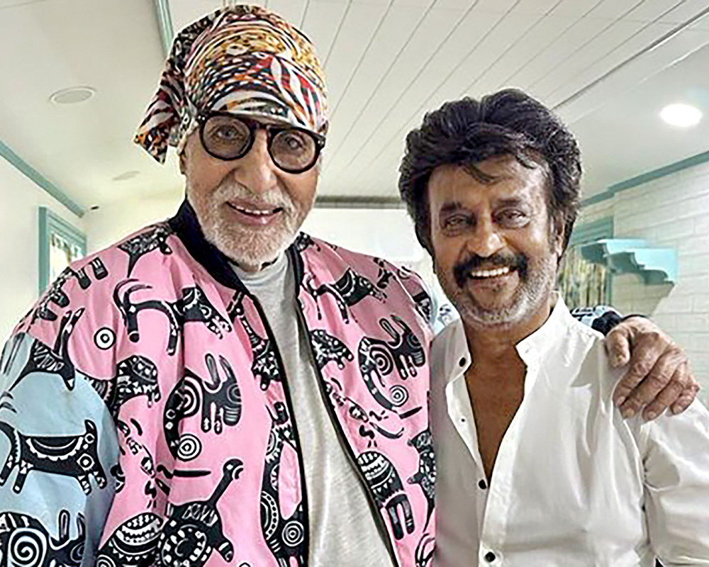 Rajinikanth, Amitabh Bachchan start shooting for TJ Gnanavel's film