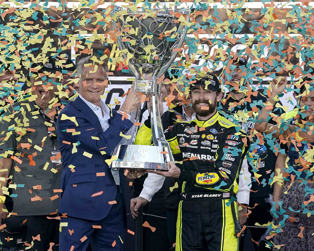 Ryan Blaney Earns 1st Career NASCAR Championship And Gives Roger Penske ...