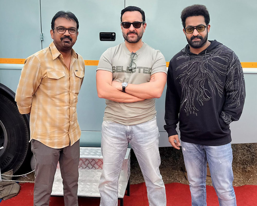 Saif Ali Khan joins Jr NTR's next movie, starts filming