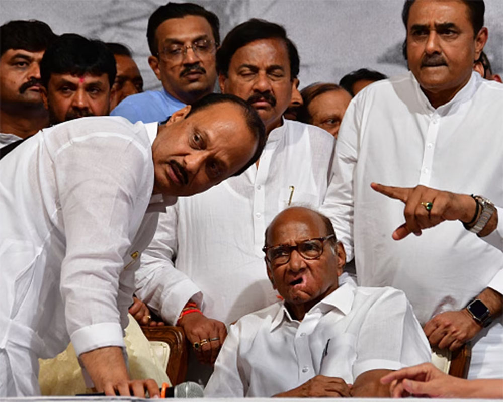 Sharad Pawar-led NCP issues whip to all MLAs to attend meeting in Mumbai; Ajit group also issues notice for its meet