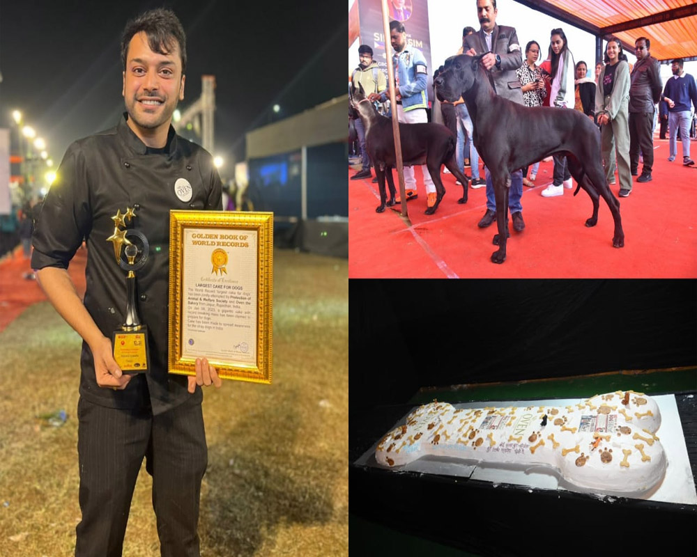 This unique world record was made at 'Jaipur Dog Show 2023'