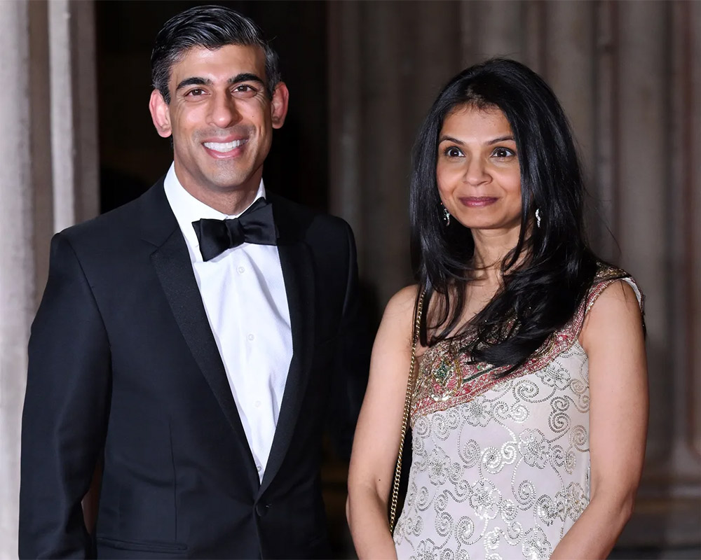 UK PM Sunak, First Lady Akshata speak of pride after Padma Bhushan for Sudha Murty