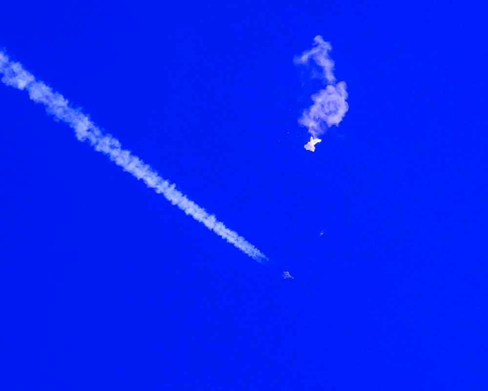 US shoots down Chinese spy balloon