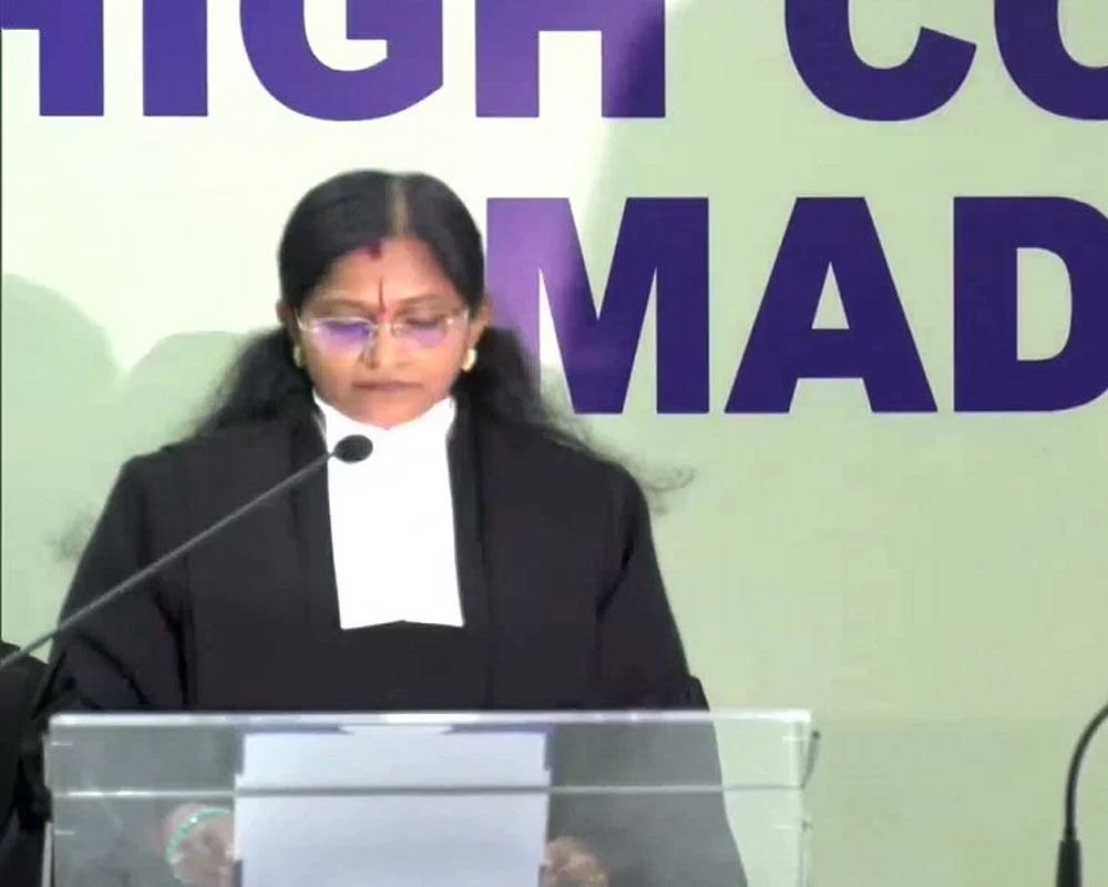 Victoria Gowri sworn in as Additional Judge of Madras HC, says she will work towards realising dreams of makers of Constitution